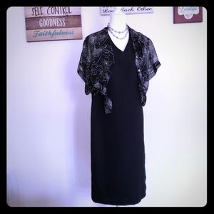 ⚘ 2 for $12 ⚘ Sheer Top Black Sleeveless Dress